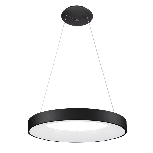 Lampa wisząca Giulia czarno-biała LED 1x50W Ciepła biel 2750lm Italux 861024