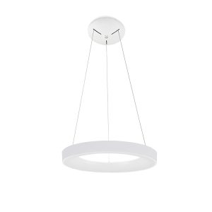 Lampa wisząca Giulia LED aluminiowa biała 34949
