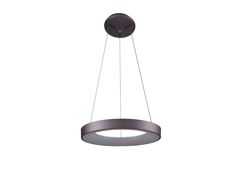 Lampa wisząca Giulia LED aluminiowa biało-brązowa 34947