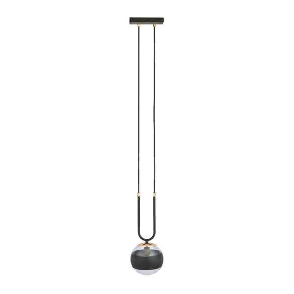 Lampa Wisząca Glam 1 Black/Stripe 752573