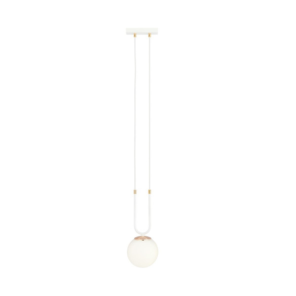 Lampa Wisząca Glam 1 White/Opal 752686