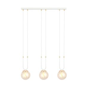 Lampa Wisząca Glam 3 White/Miodowy 752751 Lampa Wisząca Glam 3 White/Miodowy 752751