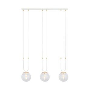 Lampa Wisząca Glam 3 White/Transparent 752685 Lampa Wisząca Glam 3 White/Transparent 752685