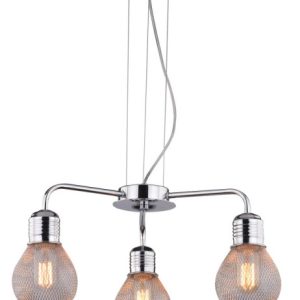 Lampa wisząca GLIVA 3x60w e27 chrom (bez żarówek) 800693 Lampa wisząca GLIVA 3x60w e27 chrom (bez żarówek) 800693
