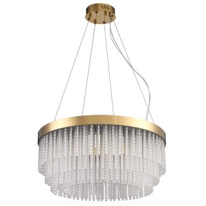 Lampa wisząca GLORIA LED kryształowa złota 60 cm 749583 Lampa wisząca GLORIA LED kryształowa złota 60 cm 749583