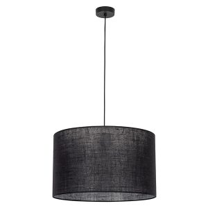 Lampa wisząca Glorii tkaninowa czarna 266368 Lampa wisząca Glorii tkaninowa czarna 266368
