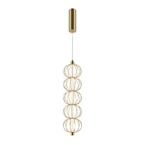 Lampa wisząca Golden Cage złota LED 1x17W Ciepła biel 1050lm Maytoni 852653 Lampa wisząca Golden Cage złota LED 1x17W Ciepła biel 1050lm Maytoni 852653