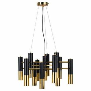 Lampa wisząca GOLDEN PIPE-13 czarno złota 60 cm 217463 Lampa wisząca GOLDEN PIPE-13 czarno złota 60 cm 217463