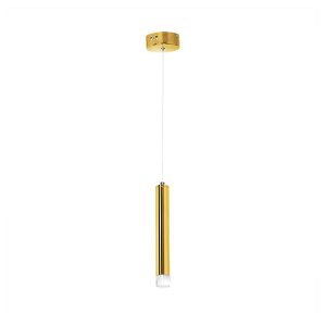 Lampa wisząca Goldie LED metalowa złota 39455