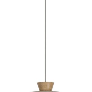 Lampa wisząca GOLNAR beżowa jasne drewno-opal 1xG9x5W IP20 Rabalux 989384