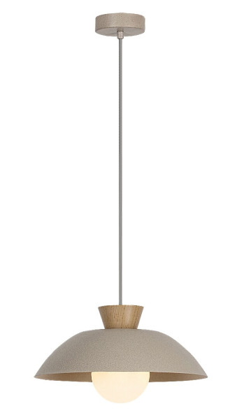 Lampa wisząca GOLNAR beżowa jasne drewno-opal 1xG9x5W IP20 Rabalux 989384