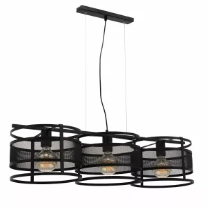 Lampa wisząca GORMAR czarna 432657 Lampa wisząca GORMAR czarna 432657