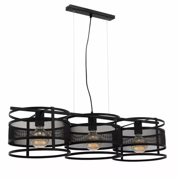 Lampa wisząca GORMAR czarna 432657
