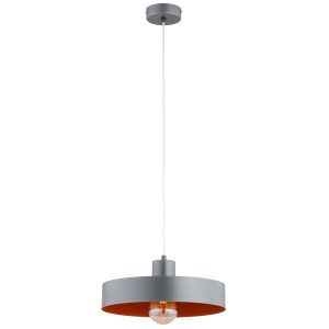Lampa wisząca grafitowo-czerwona NEVERA 1xE27x15W wym: 80x34x34 cm Alfa 841955 Lampa wisząca grafitowo-czerwona NEVERA 1xE27x15W wym: 80x34x34 cm Alfa 841955