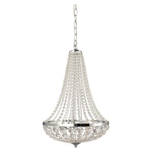 Lampa wisząca Granso 2L kryształowy srebrny 26747 Lampa wisząca Granso 2L kryształowy srebrny 26747