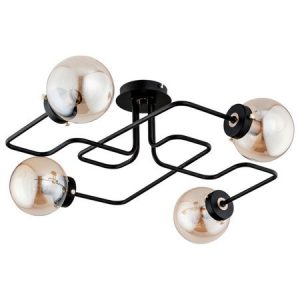 Lampa wisząca GRAP czarna 4xE14x10W wym:22x63x63cm IP20 Alfa 1030372 Lampa wisząca GRAP czarna 4xE14x10W wym:22x63x63cm IP20 Alfa 1030372