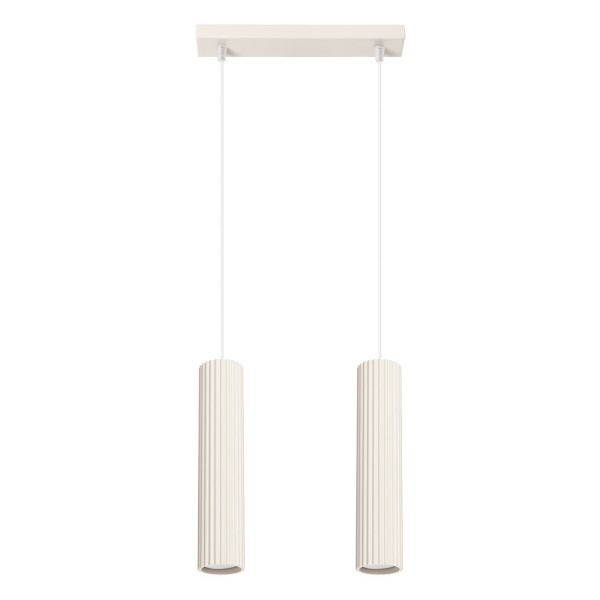Lampa wisząca GRAVIO beżowa 2xGU10x10W wym:90x30x6,5cm IP20 Pure Lume 1018932