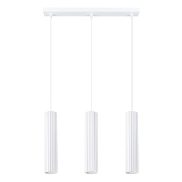 Lampa wisząca GRAVIO biała 3xGU10x10W wym:98x45x6,5cm IP20 Pure Lume 1019285