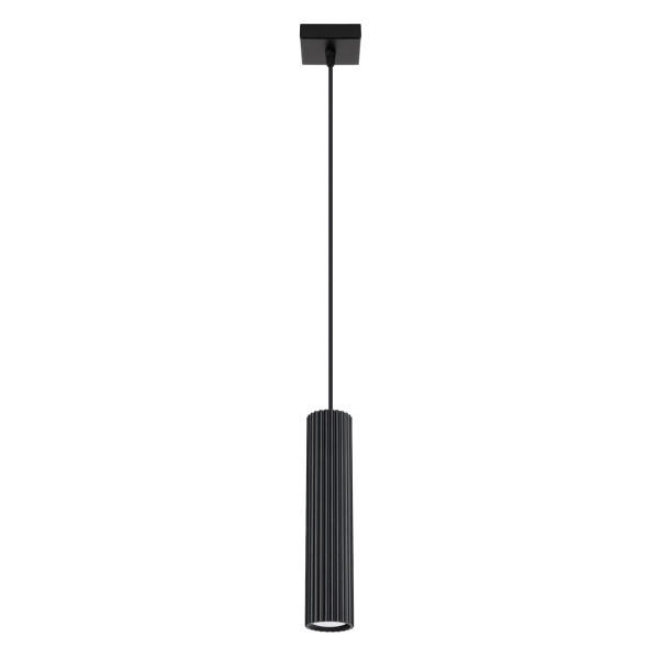 Lampa wisząca GRAVIO czarna 1xGU10x10W wym:118x8x8cm IP20 Pure Lume 1019406