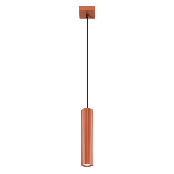 Lampa wisząca GRAVIO ochra czerwono-czarna 1xGU10x10W IP20 Pure Lume 1019002