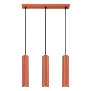 Lampa wisząca GRAVIO ochra czerwono-czarna 3xGU10x10W IP20 Pure Lume 1019299 Lampa wisząca GRAVIO ochra czerwono-czarna 3xGU10x10W IP20 Pure Lume 1019299
