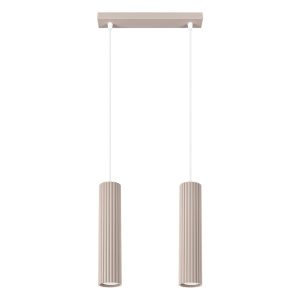 Lampa wisząca GRAVIO taupe-biała 2xGU10x10W wym:90x30x6,5cm IP20 Pure Lume 1018920