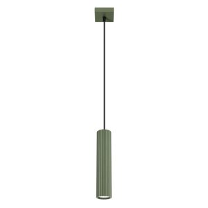 Lampa wisząca GRAVIO zielony oliwkowo-czarna 1xGU10x10W IP20 Pure Lume 1018947
