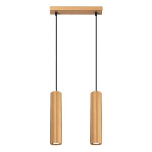 Lampa wisząca GRAVIO złota 2xGU10x10W wym:90x30x6,5cm IP20 Pure Lume 1019319