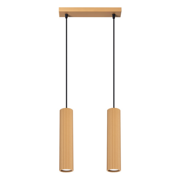 Lampa wisząca GRAVIO złota 2xGU10x10W wym:90x30x6,5cm IP20 Pure Lume 1019319
