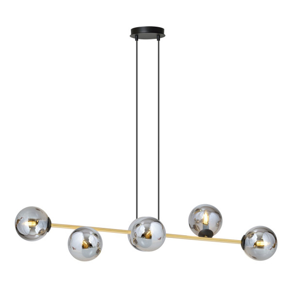 Lampa Wisząca Gravity 6 Bl Grafit 752898