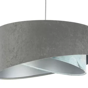 Lampa wisząca GRAY SEA szara/srebrna 432638 Lampa wisząca GRAY SEA szara/srebrna 432638
