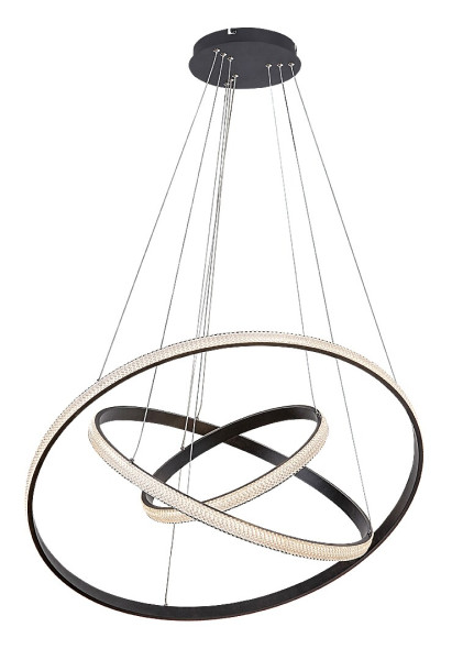 Lampa wisząca GRETE czarno-biała LED 100W biały ciepły 4450lm IP20 Rabalux 988646
