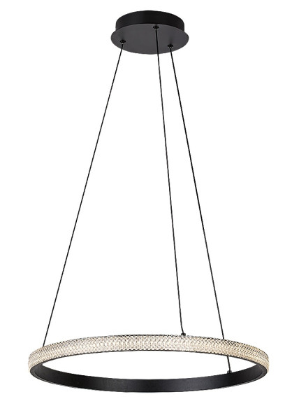 Lampa wisząca GRETE czarno-biała LED 32W biały ciepły 2150lm IP20 Rabalux 990405