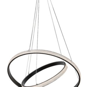 Lampa wisząca GRETE czarno-biała LED 60W biały ciepły 3450lm IP20 Rabalux 990409 Lampa wisząca GRETE czarno-biała LED 60W biały ciepły 3450lm IP20 Rabalux 990409