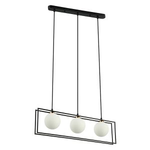 Lampa wisząca Grosetta 3-punktowa stalowa czarna 45618 Lampa wisząca Grosetta 3-punktowa stalowa czarna 45618