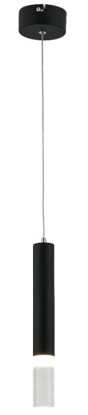 Lampa wisząca Gwen czarna LED 5W biały neutralny 350lm IP20 Reality 1018740