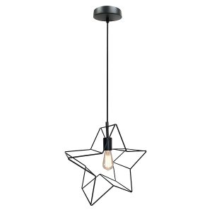 Lampa wisząca Gwiazda metalowa czarna 195411 Lampa wisząca Gwiazda metalowa czarna 195411