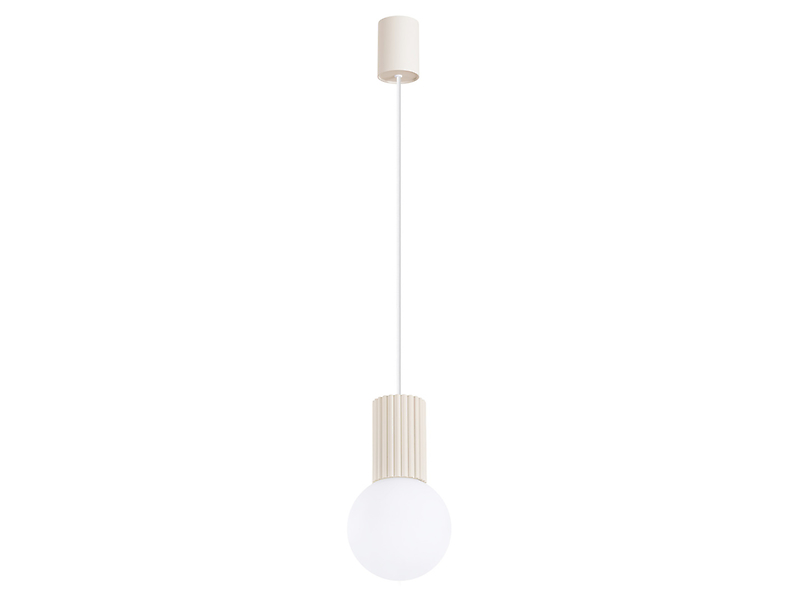 Lampa wisząca Halo aluminiowa beżowa 761398