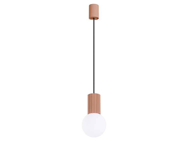 Lampa wisząca Halo aluminiowa brązowa 761413