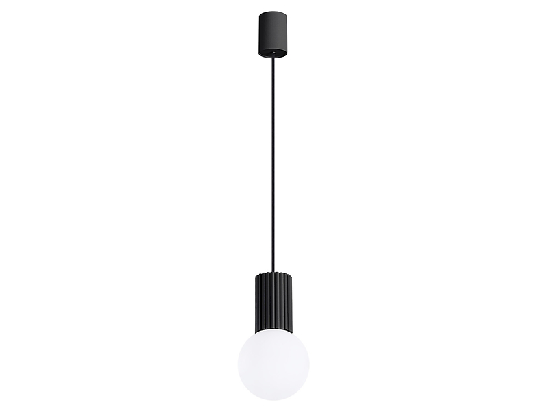 Lampa wisząca Halo aluminiowa czarna 761393