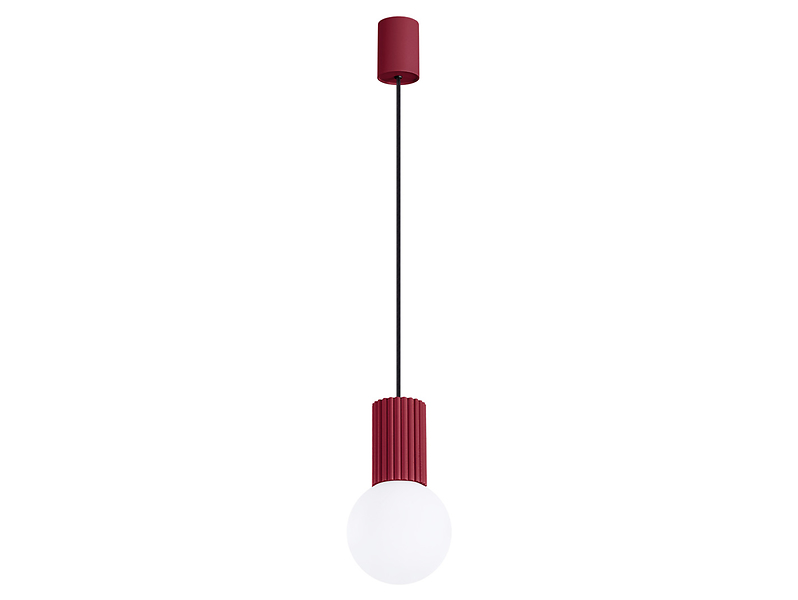 Lampa wisząca Halo aluminiowa czerwona 761428