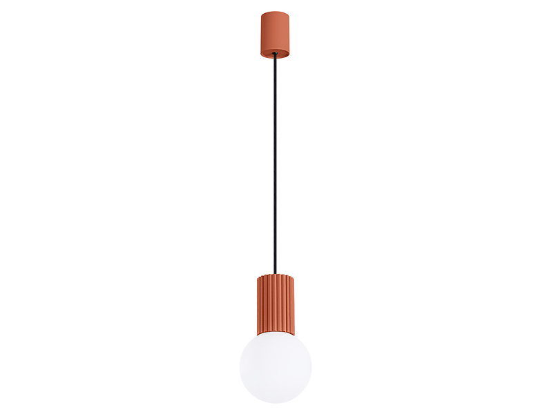 Lampa wisząca Halo aluminiowa czerwony 761408