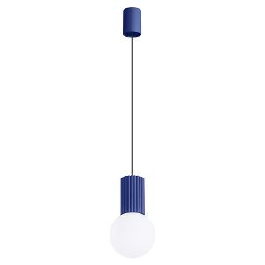 Lampa wisząca Halo aluminiowa niebieska 761418 Lampa wisząca Halo aluminiowa niebieska 761418
