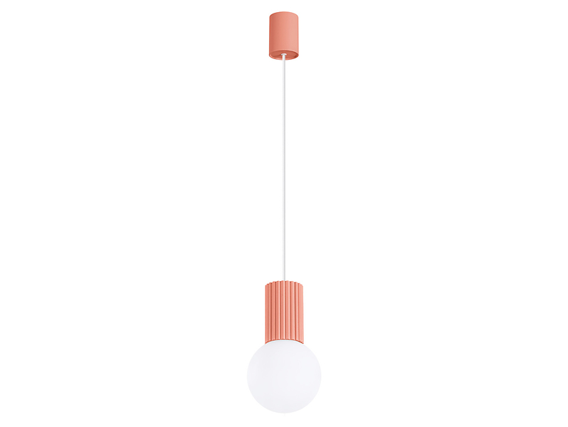 Lampa wisząca Halo aluminiowa różowa 761433