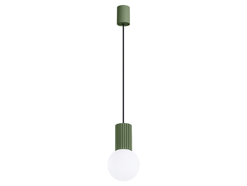 Lampa wisząca Halo aluminiowa zielona 761403