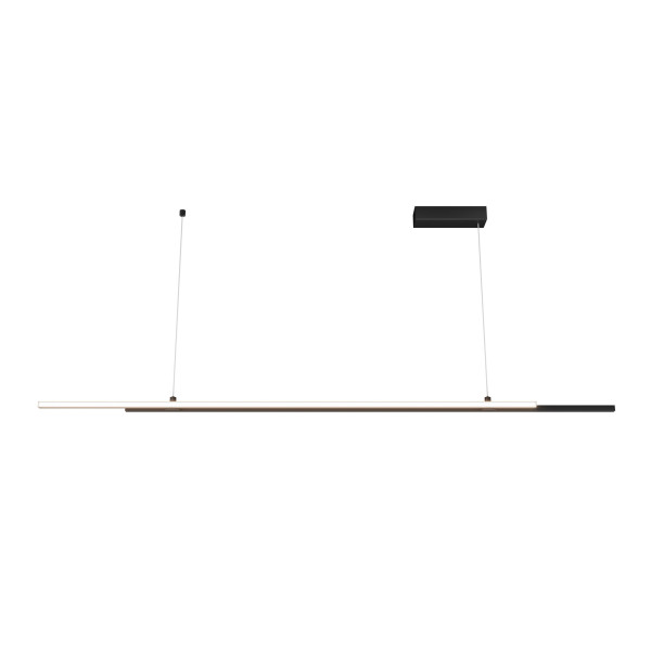 Lampa wisząca HALO czarna LED 2x48W Neutralna biel 2200lm Maytoni 851952
