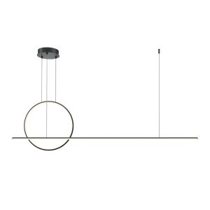 Lampa wisząca HALO czarno-biała LED 40W 3000-4000K 3400lm Maytoni 1019206 Lampa wisząca HALO czarno-biała LED 40W 3000-4000K 3400lm Maytoni 1019206