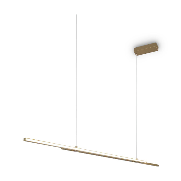 Lampa wisząca HALO mosiężno-biała LED 48W 3000-4000K 4080lm Maytoni 1019244