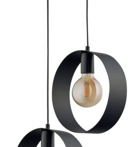 Lampa wisząca Happy czarna 2xE27x15W wym:100x38x20cm IP20 Sigma Lighting 1025692