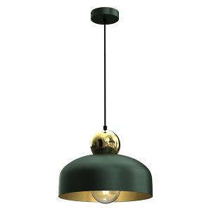 Lampa wisząca Harald metalowa zielono-złota 45082 Lampa wisząca Harald metalowa zielono-złota 45082